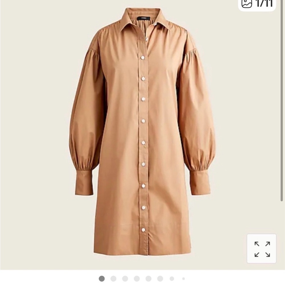 J. Crew - Puff sleeve Cotton Dress